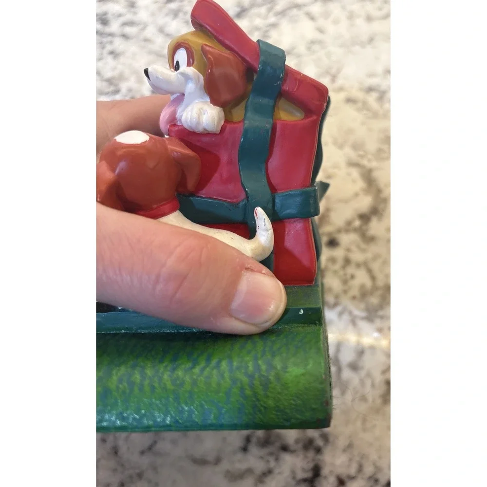2 Beethoven Puppies Vintage‎ Stocking Holders 1996 Universal Studios Very Rare